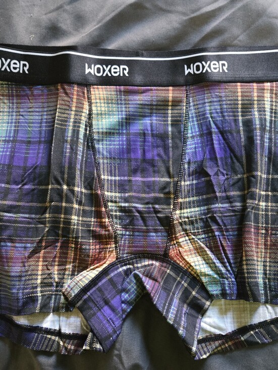 Woxer Other - Woxer Digital Dark Plaid Star Boyshorts New XL